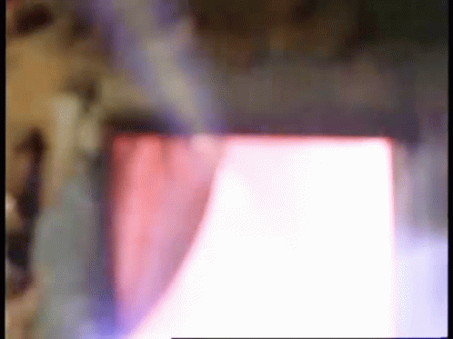 Blurred Red and White Item