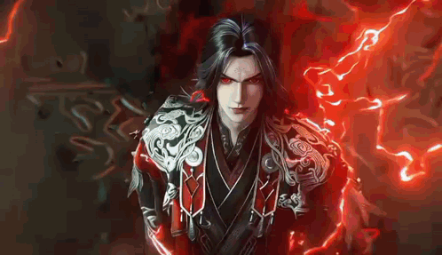 Blurred Red Background With Lines GIF