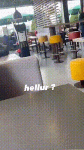 Blurred Restaurant Hellur