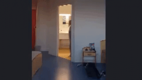 Blurred Room With Open Door