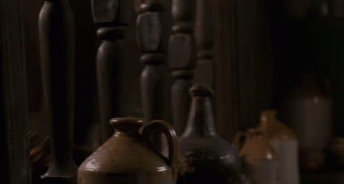 Blurred Shelf Filled With Food GIF