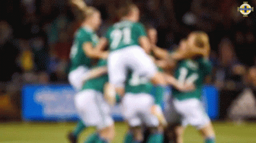 Blurred Soccer Players Number 21