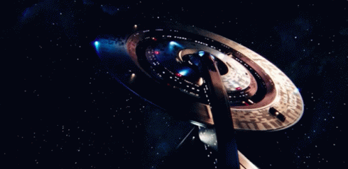 Blurred Spaceship With Number 7