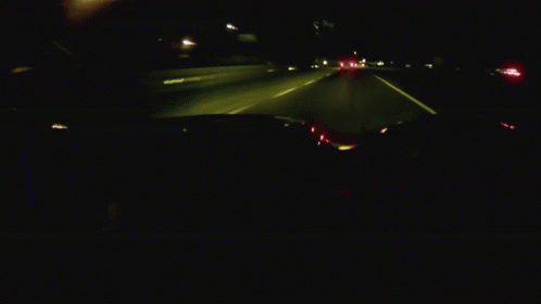 Blurry Car With License Plate Saying A