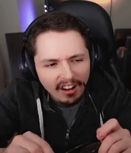 Blurry Eyeglasses Gamer Squinting GIF