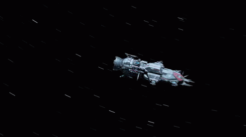 Blurry Futuristic Vehicle With Blue Light
