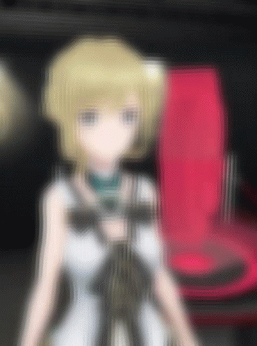 Blurry Girl in White Dress