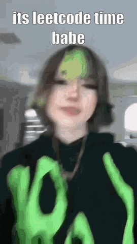 Blurry Girl Its Leetcode Time Babe
