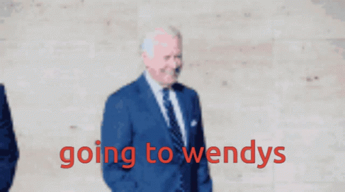 Blurry Man Going to Wendys