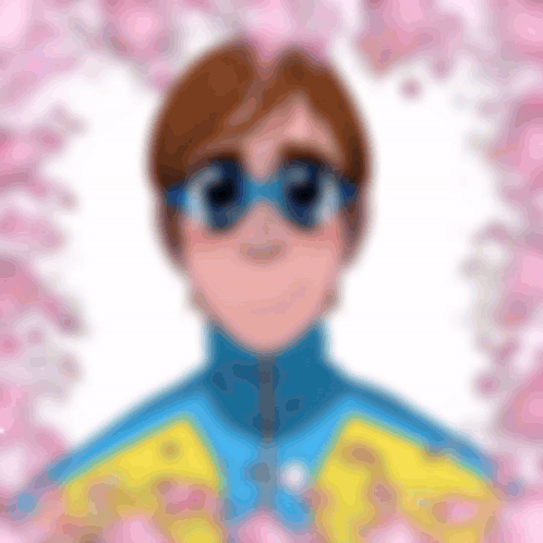 Blurry Man in Sunglasses