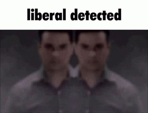 Blurry Man Liberal Detected