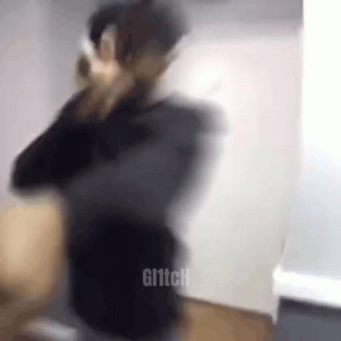 Blurry Man Talking on Cell Phone