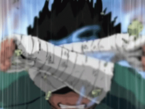 Blurry Man with Bandaged Face