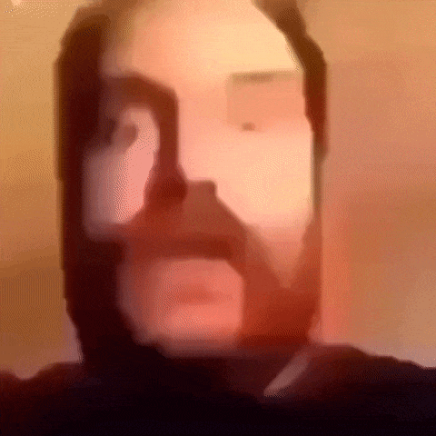 Blurry Man With Beard