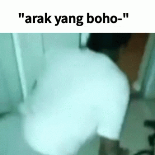 Blurry Person Butt With Words Arak Yang Boho GIF