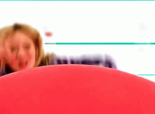 Blurry Person's Face With Red Circle GIF
