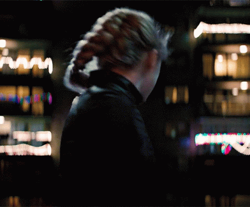 Blurry Person With Bird Wings Spread GIF
