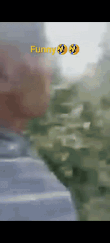 Blurry Person with Funny
