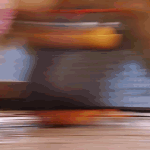 Blurry Picture of Person Walking