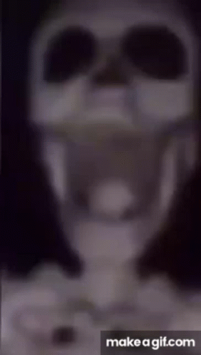 Blurry Skeleton Mouth Open Make A Gif.Com