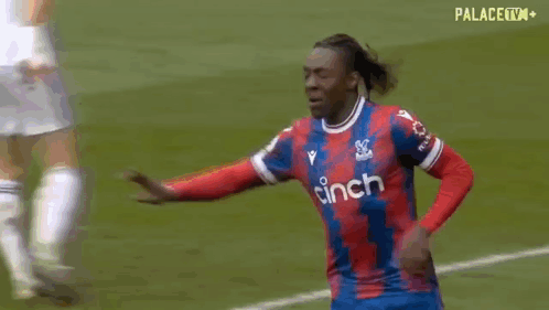 Blurry Soccer Player in Front of Crowd