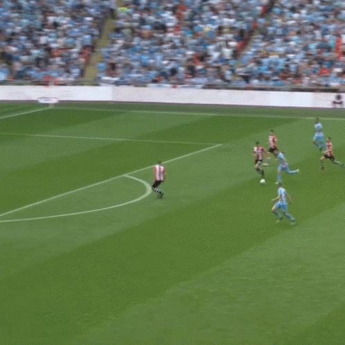 Blurry Soccer Player Number 2 GIF