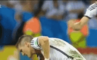 Blurry Soccer Player With Letter R