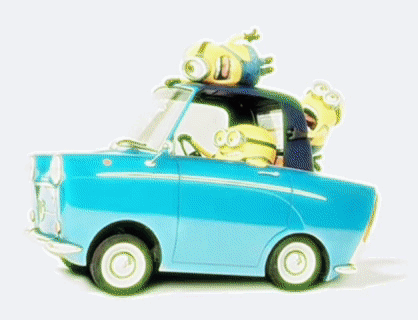 Blurry Toy Car With Bee On Top