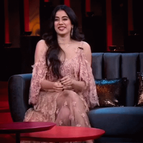 Lovely Janhvi Kapoor Blush GIF