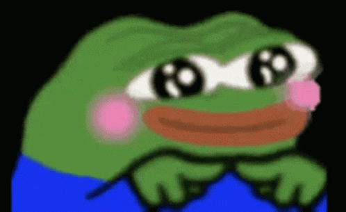 Pepe The Frog Blush GIF