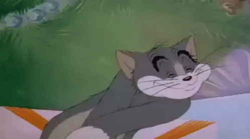 Smiling Tom Blush GIF