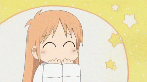 Blushing Chibi Anime Girl Giggling GIF