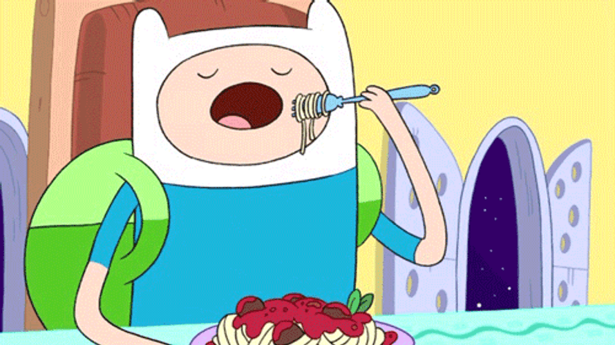 Blushing Finn Adventure Time GIF