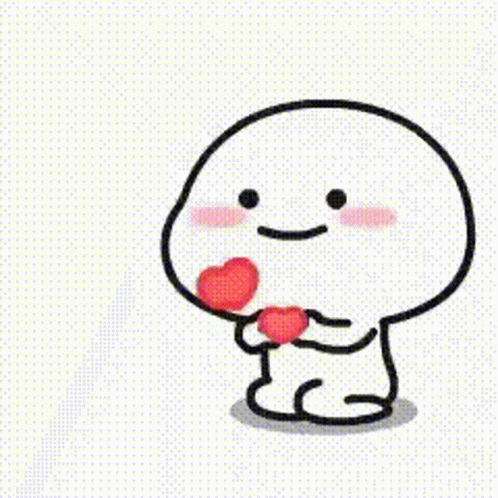 Blushing Quby Heartbeat GIF