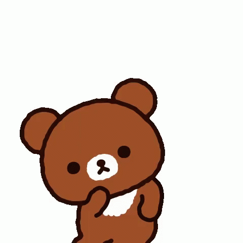 Blushing Rilakkuma With Friends GIF