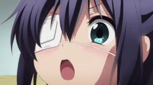 Blussing Rikka GIF
