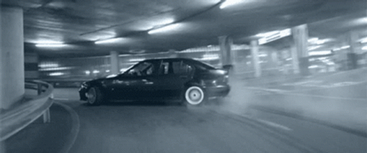 BMW Fast Car Drifting GIF