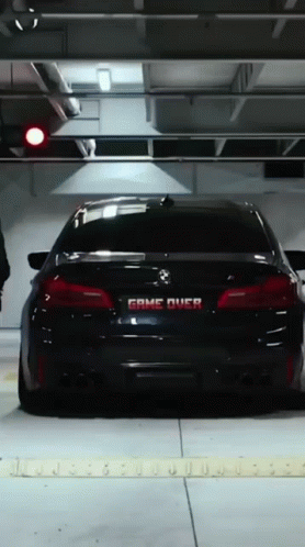 Bmw M Series Burning Back Tires Slide GIF