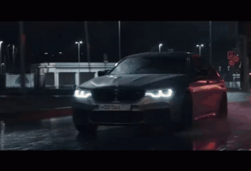 Bmw M Series Midnight Black Speeding Away GIF