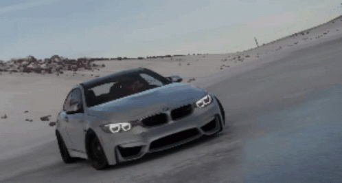 Bmw M Series Spinning Metallic Grey Car GIF