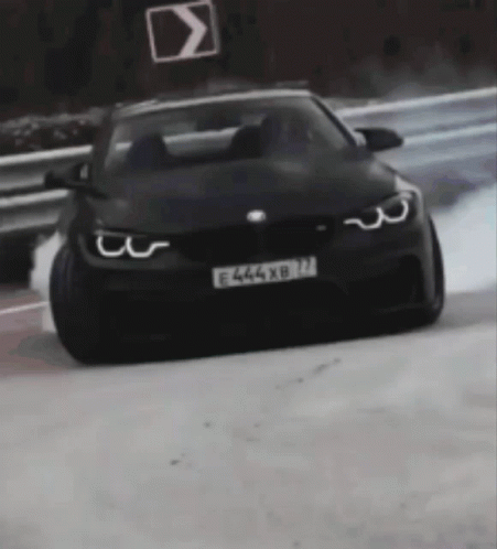 Bmw M Series Tire Burning Drift GIF