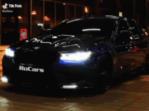 Bmw M5 Series Glossy Blue Paint GIF