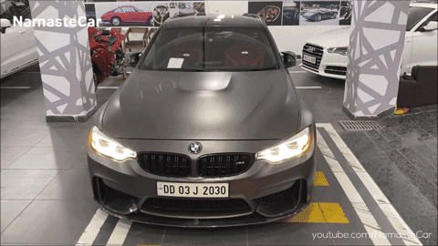 BMW With License Plate DD03J2030