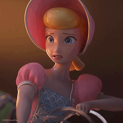 Bo Peep From Toy Story 4 Is Holding A Hoop In Her Hand GIF