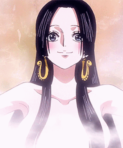 Boa Hancock Happy Blush Excited GIF