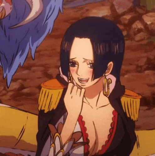 Boa Hancock Two Moods One Piece GIF