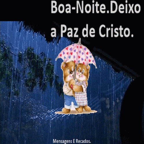 Boa Noite Deixo A Paz De Cristo GIF