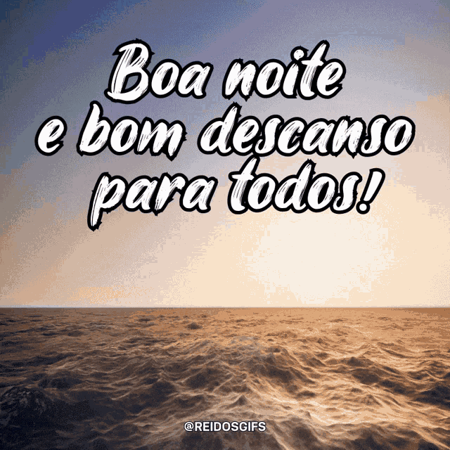 Boa Noite E Bom Descanso Para Todos GIF