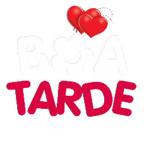 Boa Tarde Sign With Hearts and Ladybug