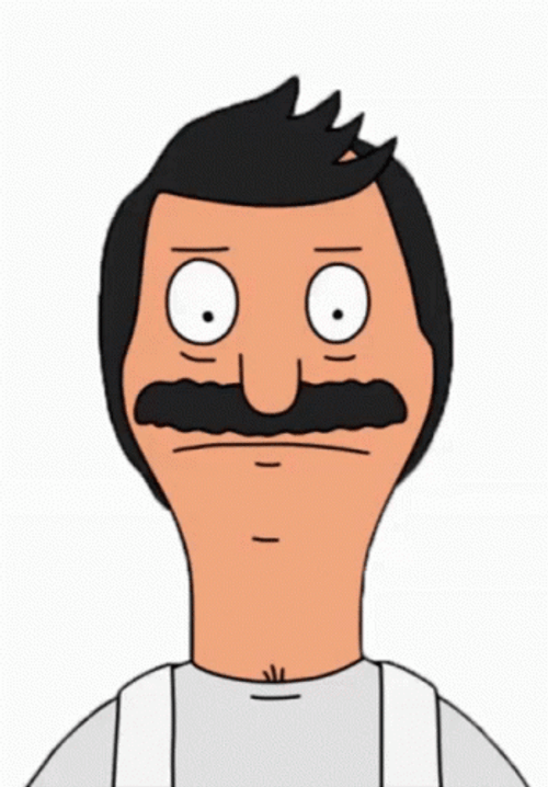 Bob Belcher Wide Blank Stare Bobs Burgers GIF